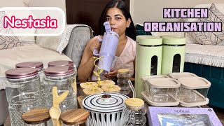 New Kitchen Finds✨Unboxing & Organising with Tasty Pasta 🍝