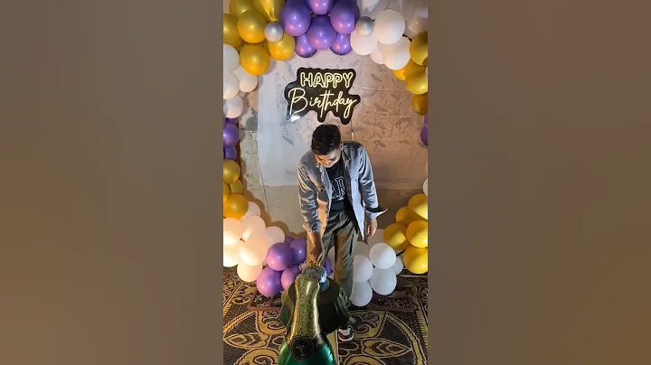 18th Birthday decoration KDV_Decoration(8445594925) #balloon #event #decoration #shorts