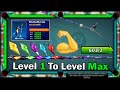 8 ball pool Bismuth Cue Level 1 To 41 Max 😍 600 Piece