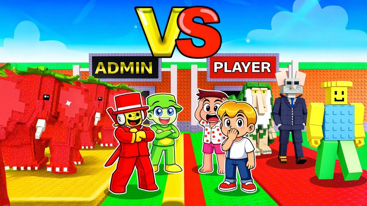 ADMINS vs JOUEURS dans STEAL A BRAINROT…