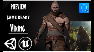 PREVIEW GAME READY 3D Character Viking Epic Skeleton