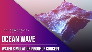 3D Ocean Wave Simulation - Cinema 4D and After Effects