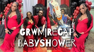 GRWM | baby shower edition + recap !.. Danielle Mickeal’
