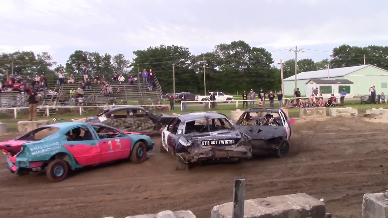 Smash though covid Demolition derby 2020 Fullsize heat 1 YouTube