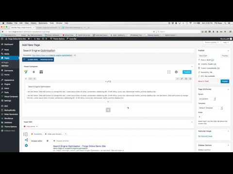 Forge WordPress Website Tutorial - Adding New Pages