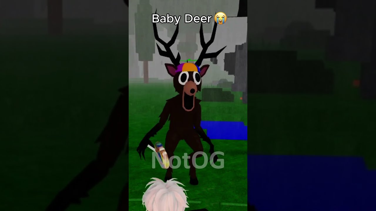Bro Found Baby Deer 99nightintheforest Roblox