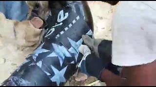 Fire hydrant pipe wrapping