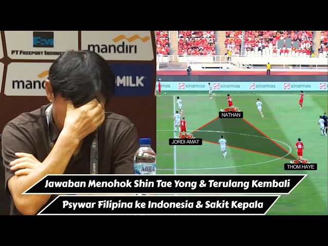 Jawaban Shin Tae Yong Menohok dan Psywar Filipina ke Timnas Indonesia class=