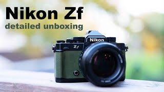 Nikon Zf unboxing with buttons, dials and shutter click sounds screenshot 4
