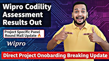 WIPRO Codility Results OUT! BREAKING NEWS: Direct Project Onboarding Mail Sent 🔥