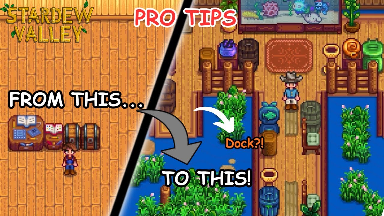 How to Design And Decorate Like A PRO In Stardew Valley - Fishing Dock! Ep 19