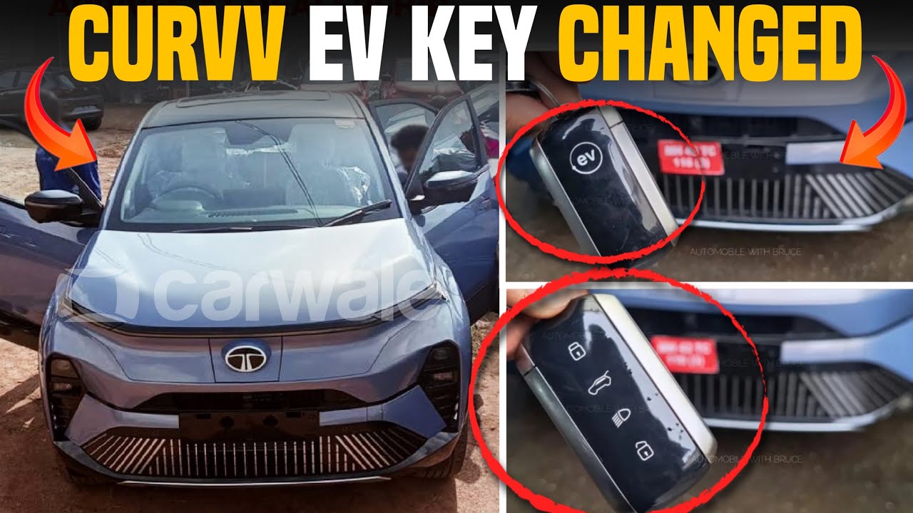 Finally Tata Curvv Ev Updated Kay Spied | Tata Curvv Rv Reached ...
