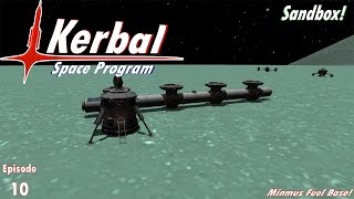 KSP - Ep. 10 - Minmus Fuel Base Pt.1!