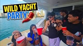 WE PARTIED ON A YACHT IN MIAMI AND IT WAS INSANE