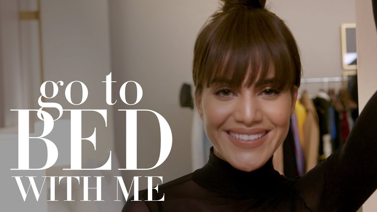 Camila Coelho's Nighttime Skin Care Routine | Go To Bed With Me | Harper's BAZAAR