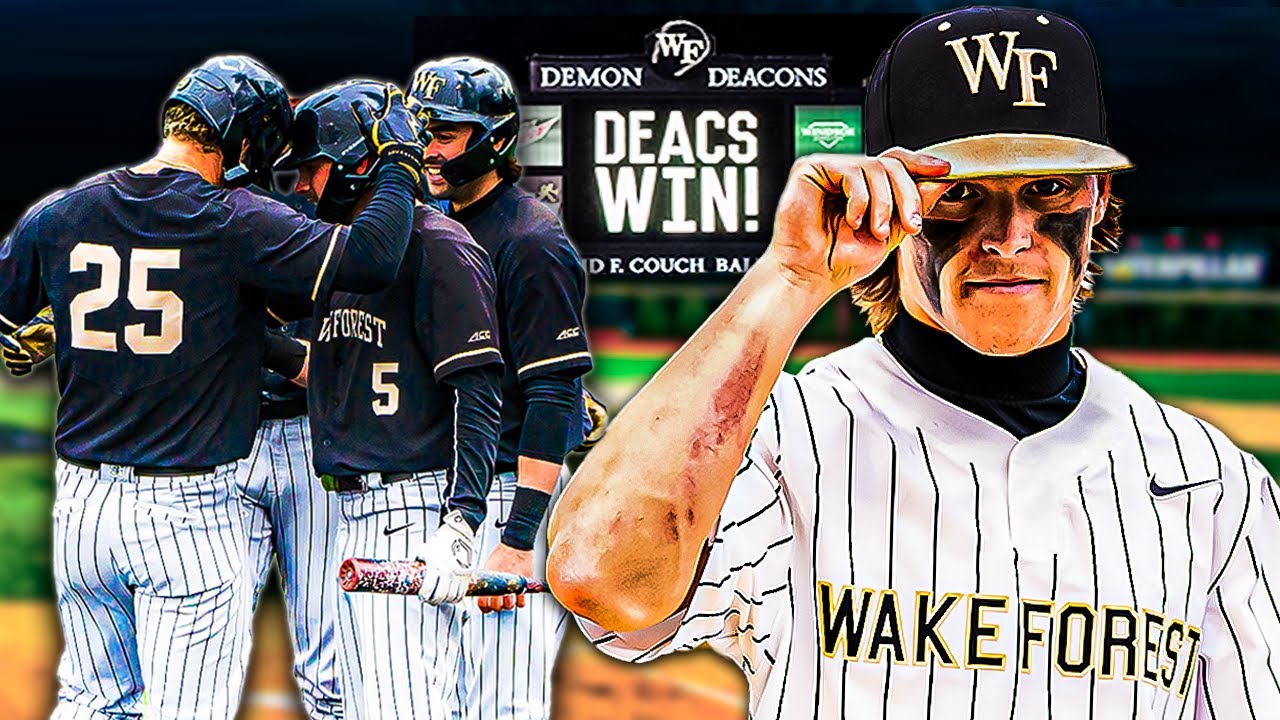Game Day with 2 Team in College Baseball! (Wake Forest) Win Big Sports