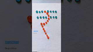 Indian rupee symbol। Color Drops Mixing। #asmr #art #viral #drawing