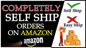 How to Completely Self Ship Amazon Orders | Easy Ship opt out (Step by Step Guide) (Save Money)