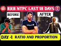 RRB NTPC 2025 Maths | Day 1: Ratio & Proportion | Chapterwise Series by Vikas Sir