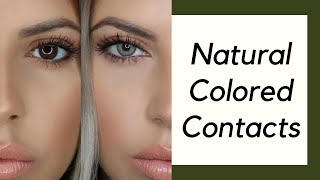 The Worlds Most Natural Colored Contact Lenses