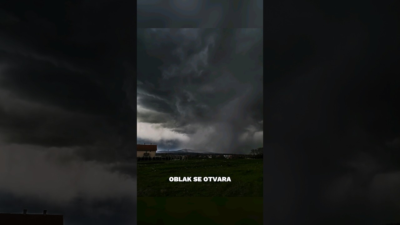 Snežno NEVREME, olujni VETAR, grmljavina - SRBIJA 28. mart 