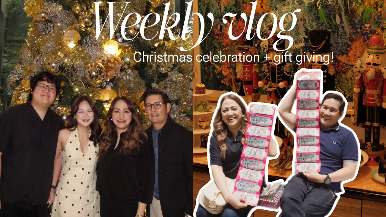 WEEKLY VLOG: CHRISTMAS + GIFT GIVING! | ASHLEY SANDRINE