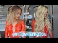 BELLAMI PRO HAIR TRANSFORMATION | BRONDE OMBRE TO PLATINUM BLONDE