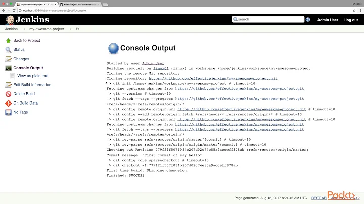 Effective Jenkins: Getting Started with Continuous Integration : Working with Git SCM | packtpub.com