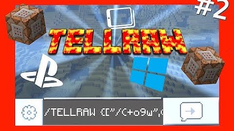 TELLRAW and TITLERAW command✅ | SCORES in the chat | Minecraft Bedrock / Pocket edition | #2