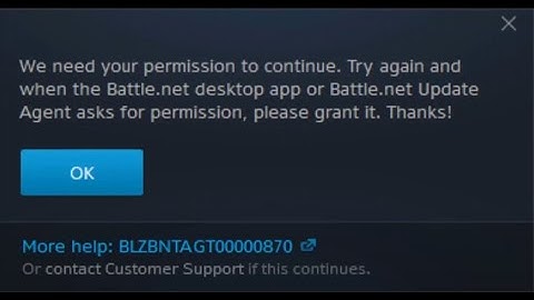 How to fix Error code: BLZBNTAGT00000870" on Battle.net for COD
