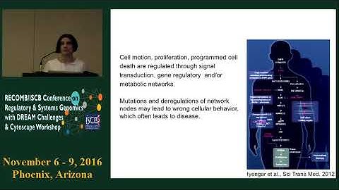 Keynote: Control and Damage Mitigation in Regulatory Networks - Réka Albert - RECOMB/RSG 2016