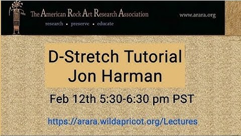 DStretch Tutorial by Jon Harman