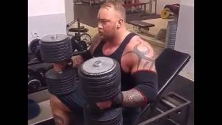The Mountain - Hafþór Júlíus Björnsson - Dumbbell 284.4 lbs - #Easy