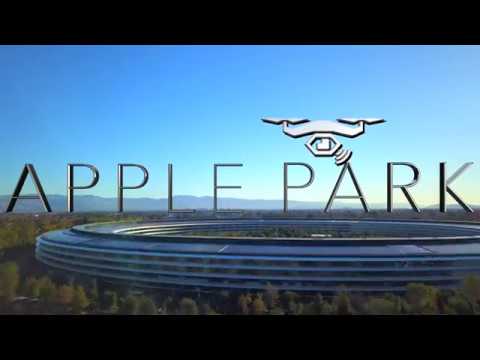 Above Apple Park [4k] DJI Mavic Pro 12-21-17