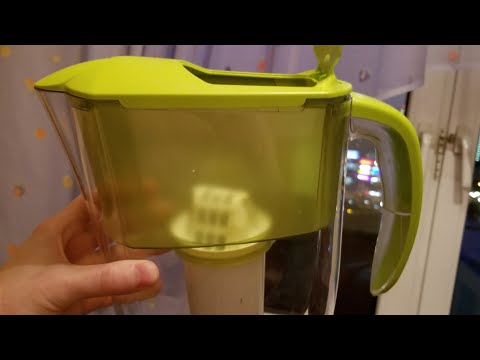 Распаковка фильтр кувшина для воды Аквафор СМАЙЛ