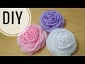 DIY || How to make chiffon fabric flowers | Cara mudah membuat mawar bakar | Bloomy Rose | blooming