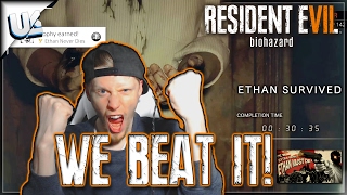BEATING ETHAN MUST DIE MODE! | RESIDENT EVIL 7 Biohazard | Banned Footage DLC | PS4 Gameplay