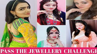 Pass the saree challenge | Don't rush challenge | Trending collaboration 2020 | Passing jewellery