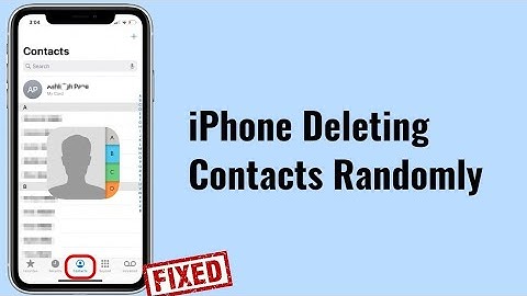 iPhone Deleting Contacts Randomly by Itself in iOS 15.3