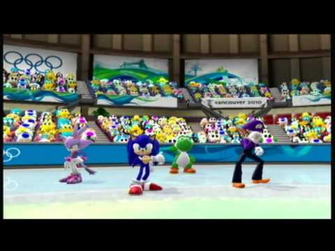 Let's Play: Mario and Sonic at the Olympic Winter Games Pt.2 (Blind)