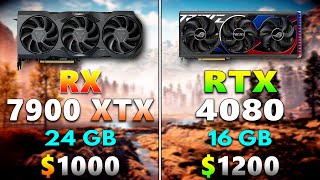 RX 7900 XTX 24GB vs RTX 4080 16GB | Which has Better Value for Money?