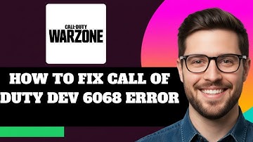 NEW! How to Fix Call of Duty Dev Error 6068 in 2025!