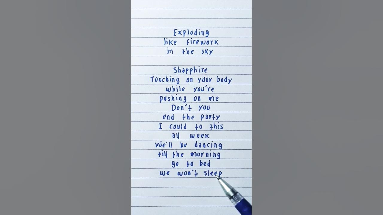 Sapphire · Ed Sheeran · Lyrics Sapphire · Ed Sheeran · Lyrics