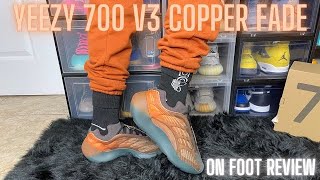 Adidas Yeezy 700 V3 Copper Fade Review + On Foot Review - YouTube