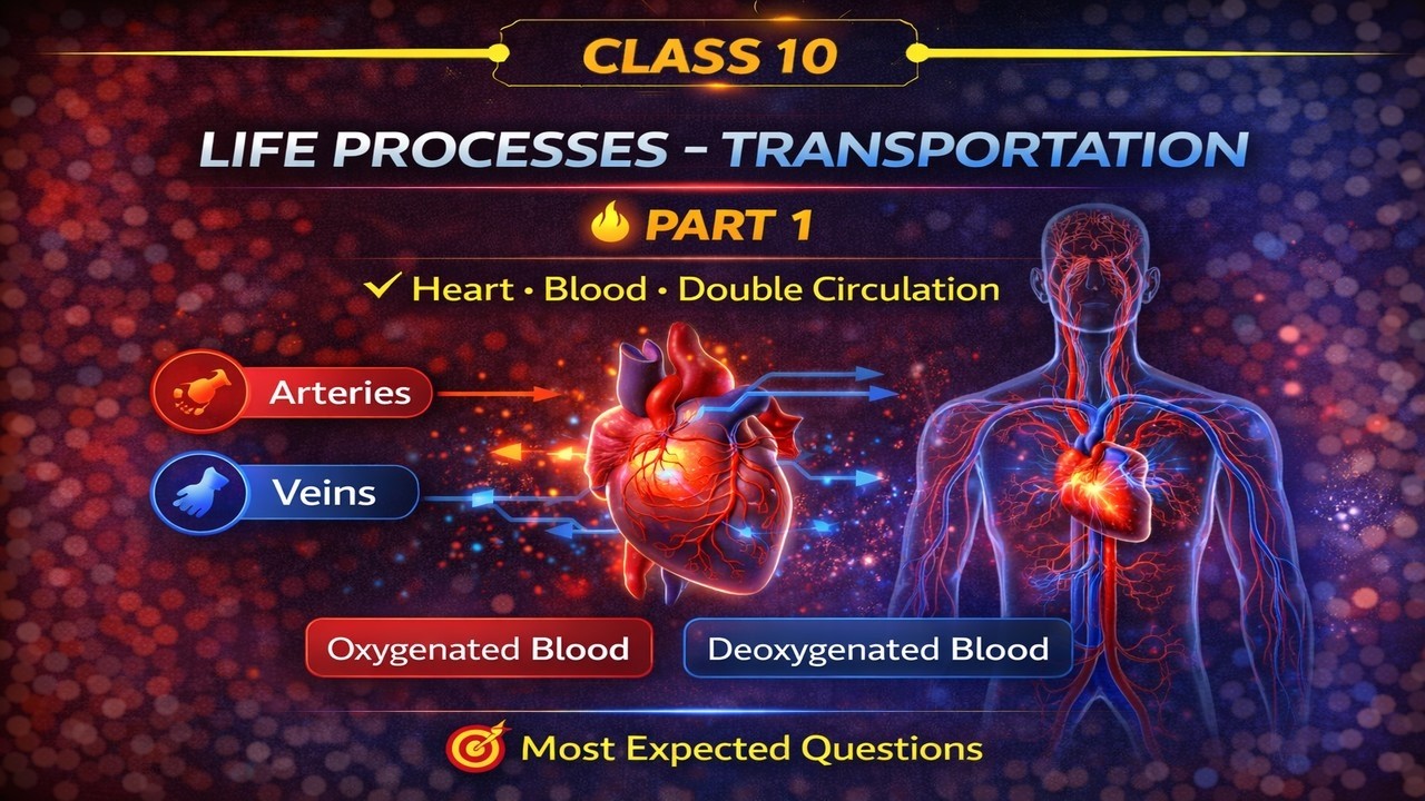 CBSE Class 10 || Biology || Life Processes || Part-I || Animation || in ...