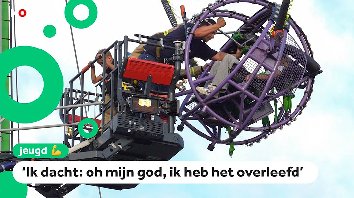 Veerle en Hedzer zaten vast in kermis-attractie op 20 meter hoogte