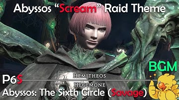 [FFXIV OST] Abyssos: The Sixth Circle (Savage) P6S Theme - "Scream" BGM Only - DRK Tank POV