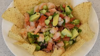 Easy shrimp ceviche recipe | Best shrimp ceviche recipe ever!