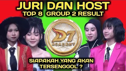 JURI DAN HOST KONSER SHOW TOP 8 GROUP 2 RESULT /  SIAPAKAH YANG AKAN TERSENGGOL ?