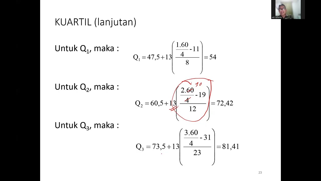 STATISTIK ukuran letak